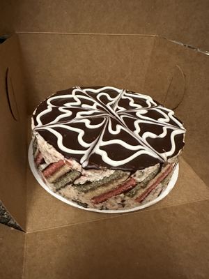 Rainbow cheesecake - incredible  at Pride Enjoy in Wading River