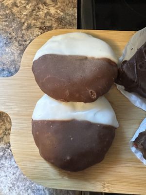 Black and white cookies  at Pride Enjoy in Wading River