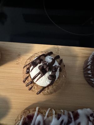 Cannoli cookie cup  at Pride Enjoy in Wading River