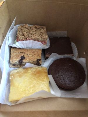 Lemon bar, whoopie pie, rainbow cookie crumb cake and more 🤩  at Pride Enjoy in Wading River