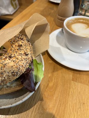 Vegan bagel   at GOTA Coffee Experts in Vienna