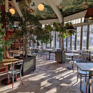 Inside at Ponykarussell in Vienna