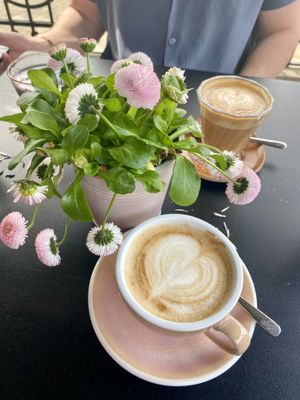 Soy coffeee  at Ponykarussell in Vienna