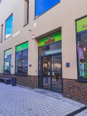 Entrance at Alnatura in Offenburg