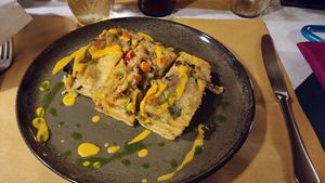 Lasagnetta at Agriturismo Becerca in Serra San Quirico