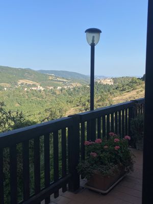 View by day  at Agriturismo Becerca in Serra San Quirico