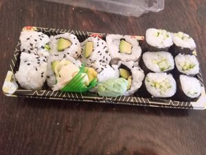 Vegan Maki at Asian Cuisine Bowl in Vienna