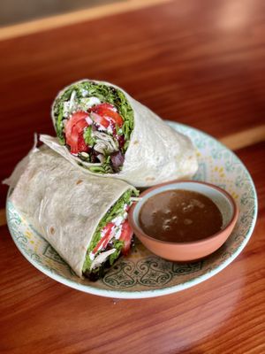 Strawberry feta wrap 😋   at ROOTED in Walnut Creek