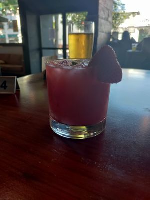 Strawberry Margarita! at ROOTED in Walnut Creek