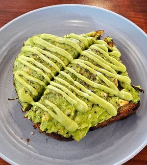 Avocado toast at ROOTED in Walnut Creek