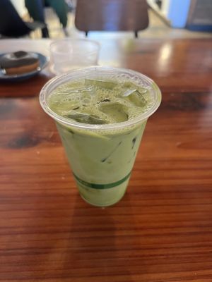 Maple Matcha Latte  at ROOTED in Walnut Creek