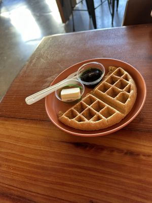 Waffle half order  at ROOTED in Walnut Creek