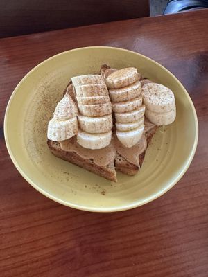 Peanut butter banana sourdough   at ROOTED in Walnut Creek