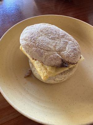 Breakfast sandwich   at ROOTED in Walnut Creek