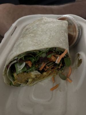 Sunshine wrap to go - very good!   at ROOTED in Walnut Creek
