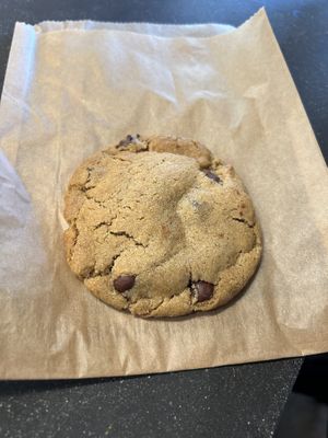 Gluten-free chocolate chip cookie - hella good!   at ROOTED in Walnut Creek