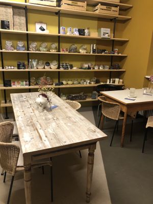 Inside / cafe area   at Wandel.Handel in Stuttgart