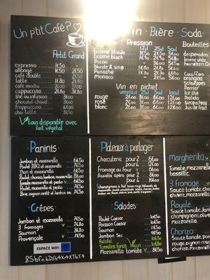 Menu 3 at Bistro LaForge in Saint-pardoux