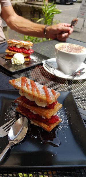 Millefeuille at Bistro LaForge in Saint-pardoux