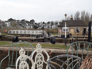 Naburn lock. at Tea by the Lock in York