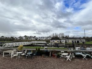 The lock  at Tea by the Lock in York