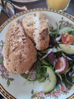 Egg mayo sandwich at Tea by the Lock in York