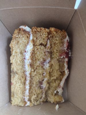 Cherry and almond cake at Tea by the Lock in York