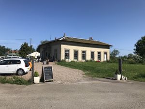 Taken from the carpark (and not edited, sorry)    at Tea by the Lock in York