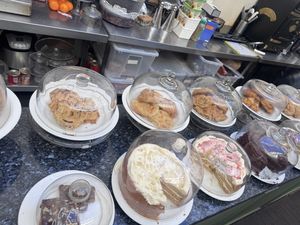 Lots of cakes   at Tea by the Lock in York