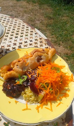 Sausage roll at Tea by the Lock in York