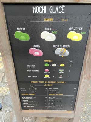 Mochi  at Yasumi Matcha in Aix-en-provence