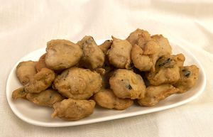 Salty Imitation Oyster at Real Vegan Chinese Restaurant in Markham