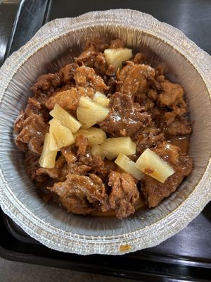 Sweet sour porkless   at Real Vegan Chinese Restaurant in Markham