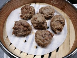 Steamed Beefless Ball at Real Vegan Chinese Restaurant in Markham