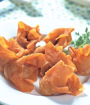 Deep Fried Mini Dumpling at Real Vegan Chinese Restaurant in Markham