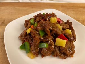 Dish#5: Sweet and Sour Meatless w/ Pineapple at Real Vegan Chinese Restaurant in Markham