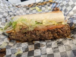 Chopped cheese at Burgeezy in Indianapolis