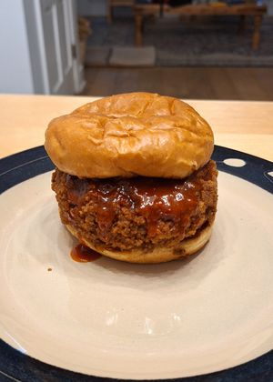 Hot bunny chicken  at Burgeezy in Indianapolis