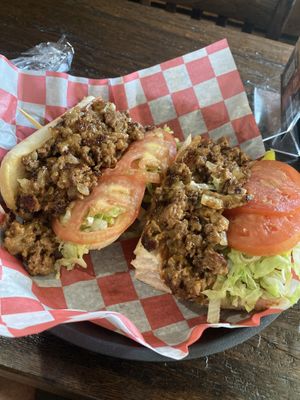 Chopped cheesee  at Burgeezy in Indianapolis