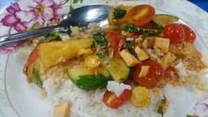 sweet & sour at Lada Vegetarian Food - Veg Stall in Chiang Mai