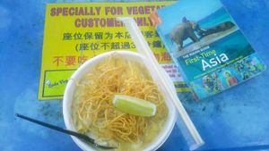 Only vegetarians please. at Lada Vegetarian Food - Veg Stall in Chiang Mai