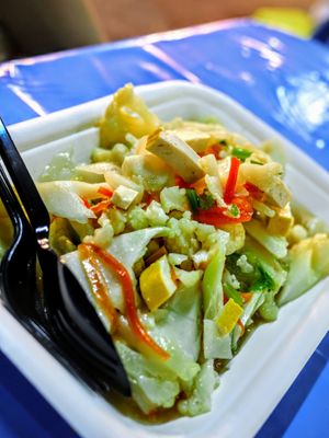 Stir fried Cauliflower at Lada Vegetarian Food - Veg Stall in Chiang Mai