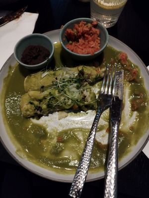 Enchiladas verde at Santos Mexican Grill & Bar - Wieden in Vienna