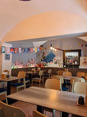 Innenraum Deko at Taeko Ramen in Vienna