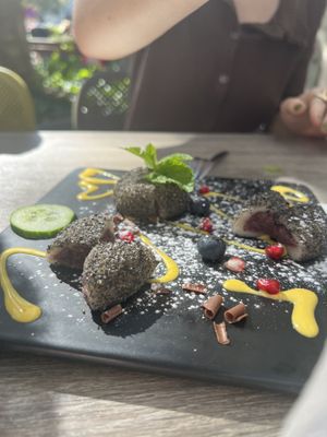 Rice and beans Dessert  at Taeko Ramen in Vienna