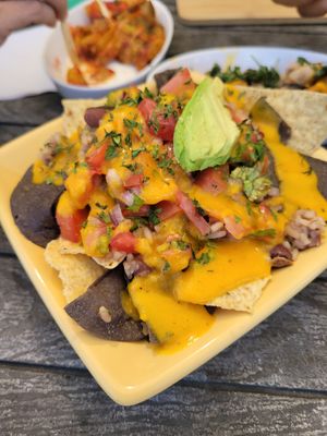 Nachos at El Veggie SV Escalón in San Salvador