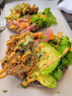 Tostada #Veganuary at El Veggie SV Escalón in San Salvador