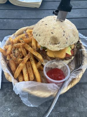 House burger  at El Veggie SV Escalón in San Salvador