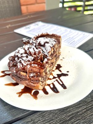 Choco/almond babka yum!  at Casa Xoxoctic in San Salvador