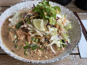 Vegan peanut bowl  at MOC Vietnamese Eatery in Vienna